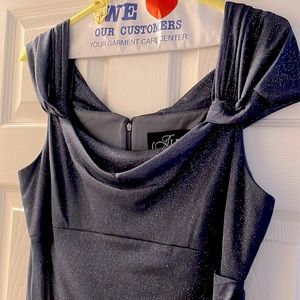 Alex Evening gown - Size 14 - dark grey sparkles